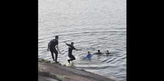 femeie salvata lacul morii