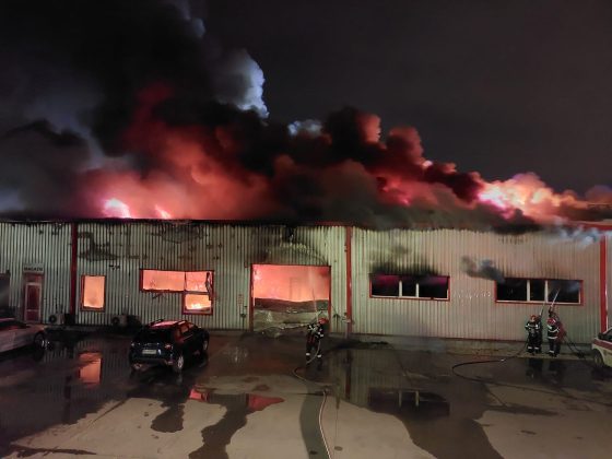 incendiu hala noapteam ploiesti
